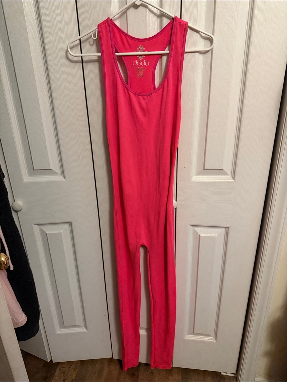 Dodo Active Hot Pink Sleeveless Jumpsuit